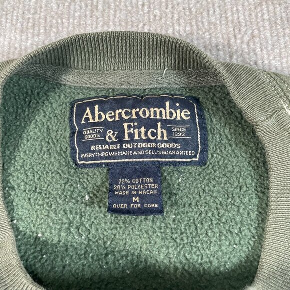 Y2K Abercrombie and Fitch Pullover Sweatshirt Mens Size Medium - Picture 7 of 11